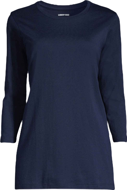 Women's Tall 3/4 Sleeve Cotton Supima Tunic