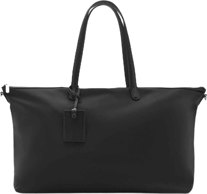 Women's Large Nylon Shopper Bag