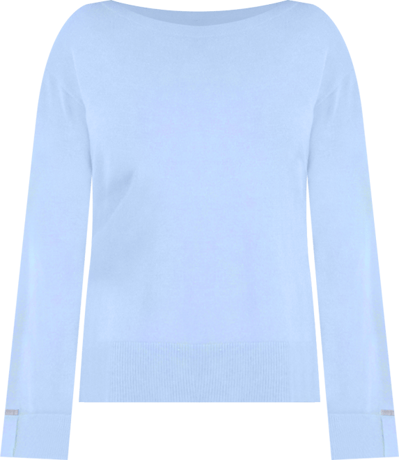 Women's Split-Hem Boat-Neck Sweater, Macy's Exclusive