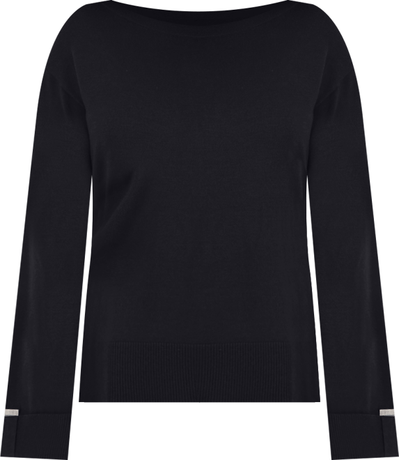 Women's Split-Hem Boat-Neck Sweater, Macy's Exclusive