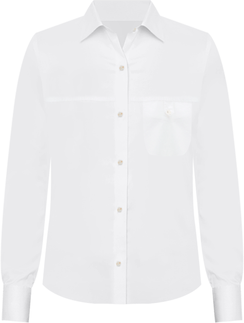 Women's Decorative Button Cotton Shirt