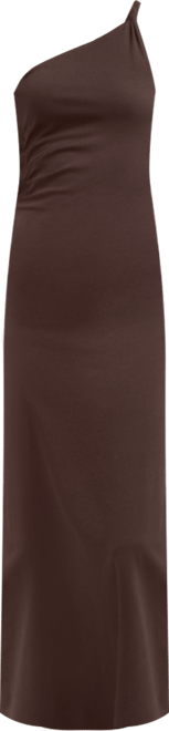 Women's Gathered Strap Asymmetrical Dress