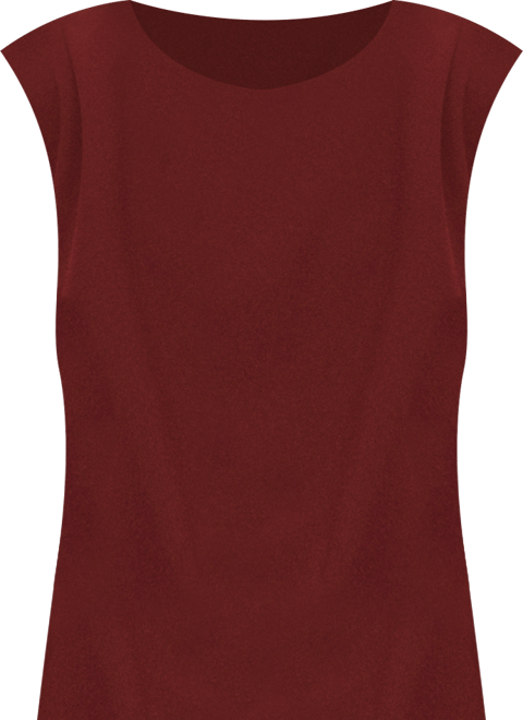 Women's Shoulder Pads Ruched Blouse