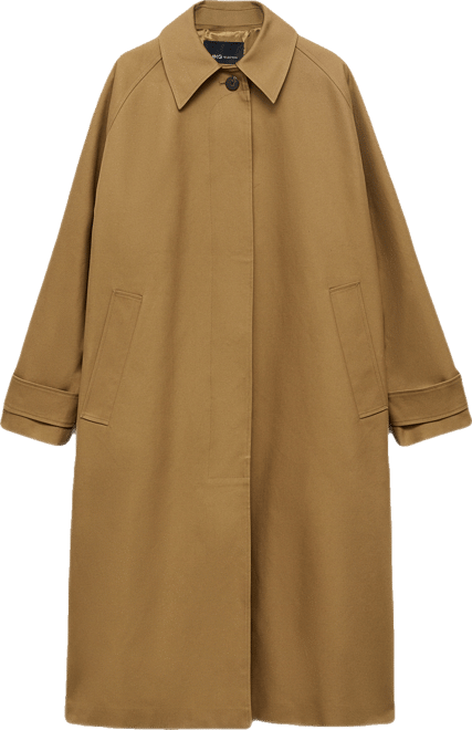 Women's Cotton Long Trench Coat