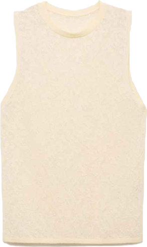 Women's Openwork Knit Top