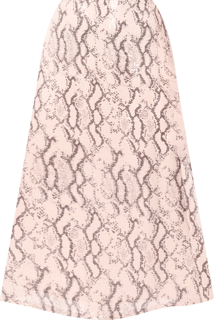 Women's Bias Cut A-Line Midi Skirt