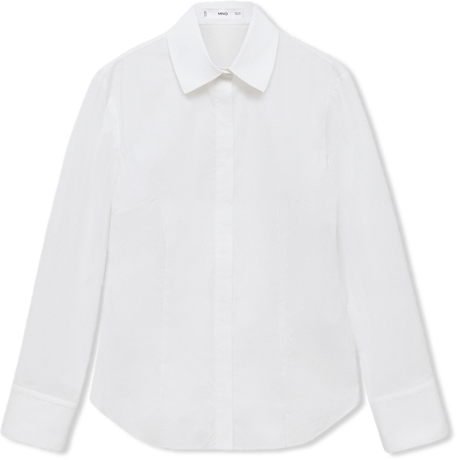 Women's Slim-Fit Poplin Shirt