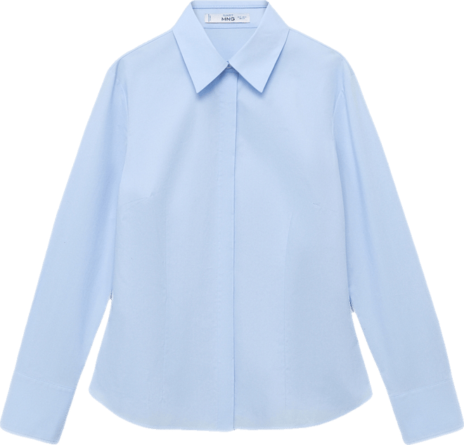 Women's Slim-Fit Poplin Shirt