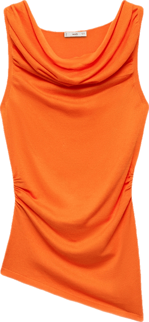 Women's Draped Knitted Top