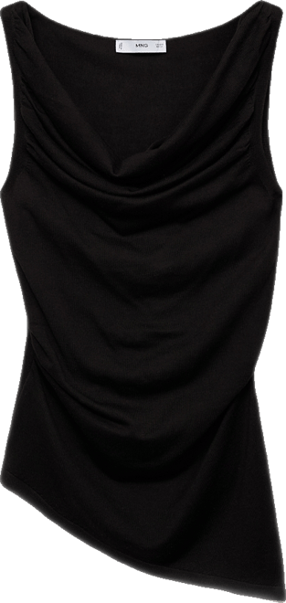 Women's Draped Knitted Top