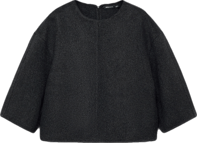 Women's Three-Quarter Sleeve Wool Top