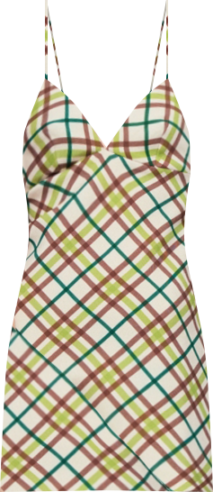 Women's Check Short Dress