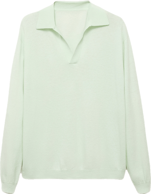 Women's Wool Polo-Neck Sweater