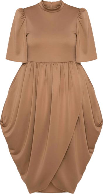 Plus Size Aesira Tulip Hem Pocket Dress