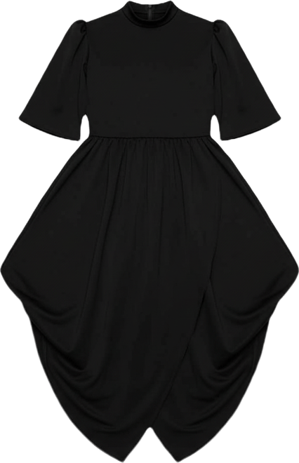 Plus Size Aesira Tulip Hem Pocket Dress