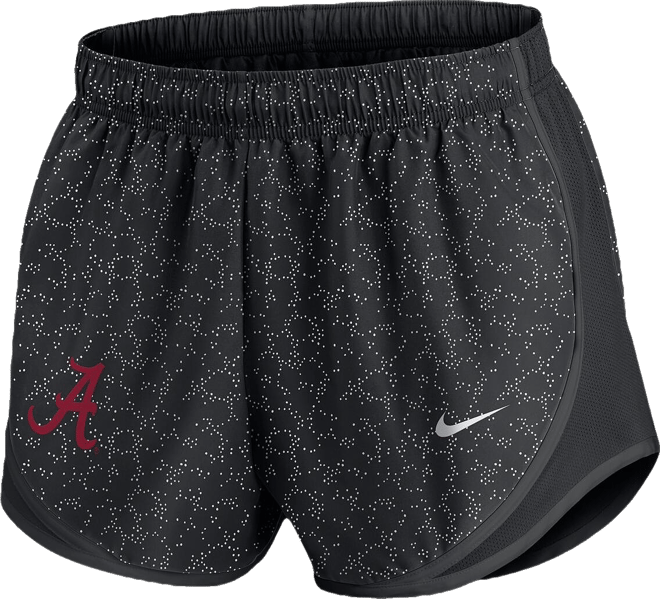 Women'sBlack Alabama Crimson Tide Tempo Pattern Dri-fit Shorts