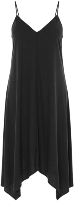 Women's V-Neck A-Line Hanky Dress