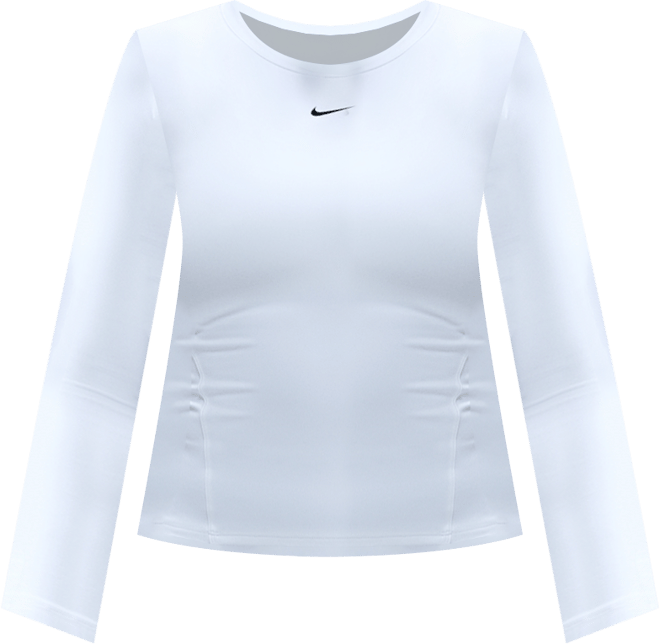 Nike One Fitted Dri-FIT damestop met lange mouwen