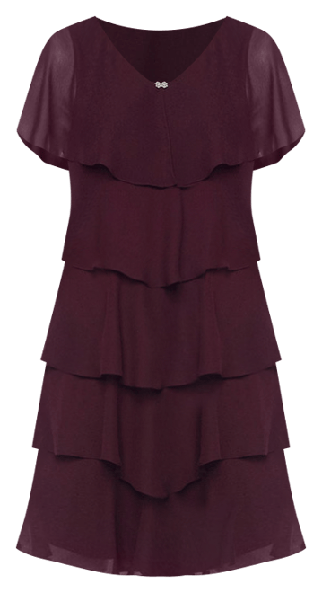 S. L. Fashions Womens V Neck Short Sleeve Shift Dress - JCPenney