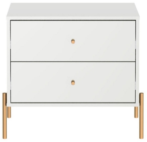 Jasper 22.08" Wood 2-Drawer Nightstand