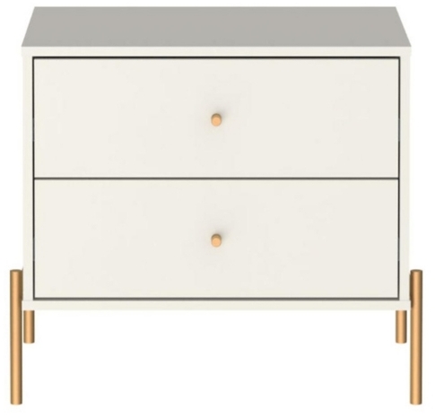 Jasper 22.08" Wood 2-Drawer Nightstand