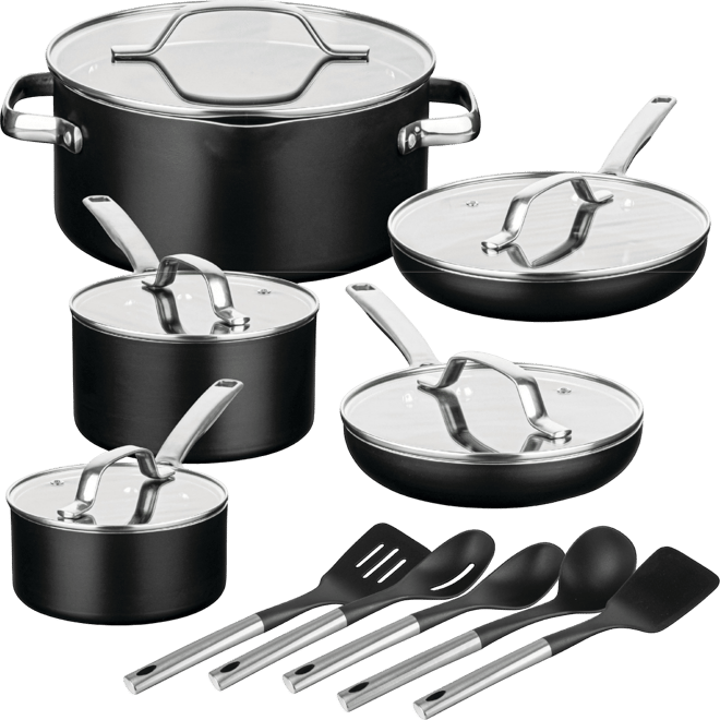 Modern Collection 15-Piece Nonstick Cookware Set