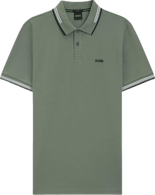 Boss by  Men's Stretch-Cotton Slim-Fit Polo Shirt