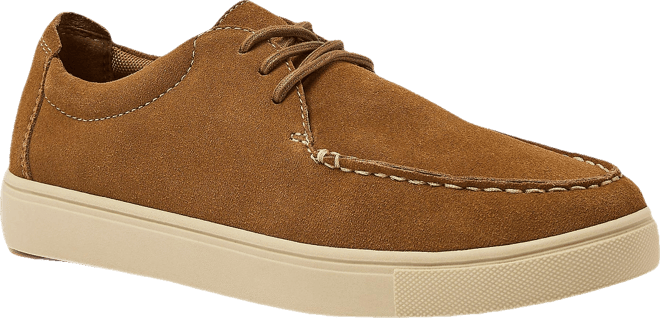Men's Moc Toe Suede Lace Up Sneakers