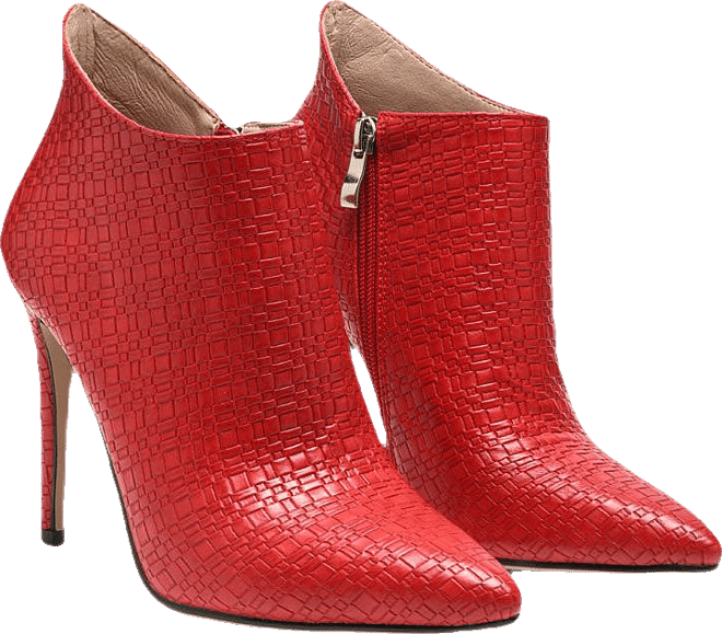 Lolita Woven Texture Stiletto Boot Women