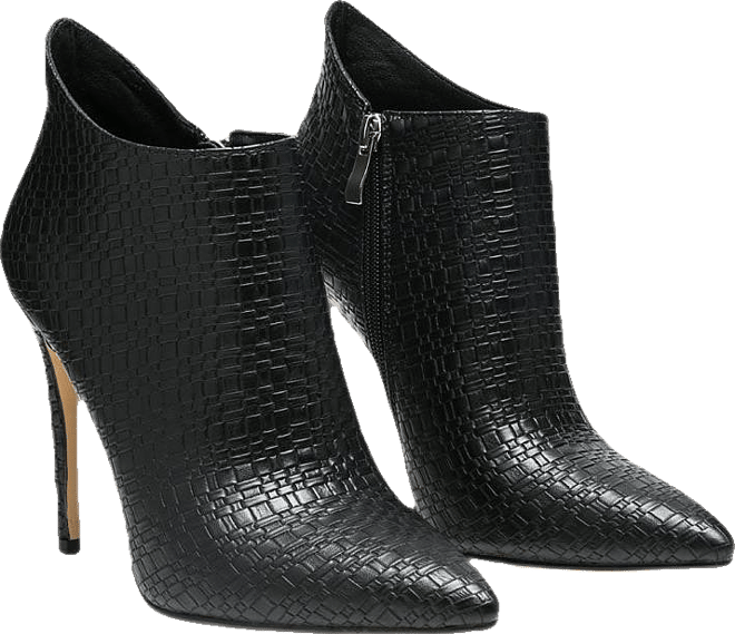 Lolita Woven Texture Stiletto Boot Women