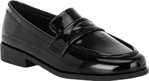 Mogul Penny Strap Detail Womens Loafer