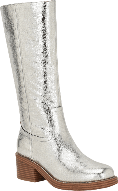 Women's Broklyn Tall Leather Block Heel Boots