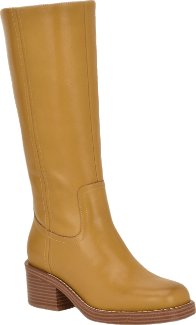 Women's Broklyn Tall Leather Block Heel Boots