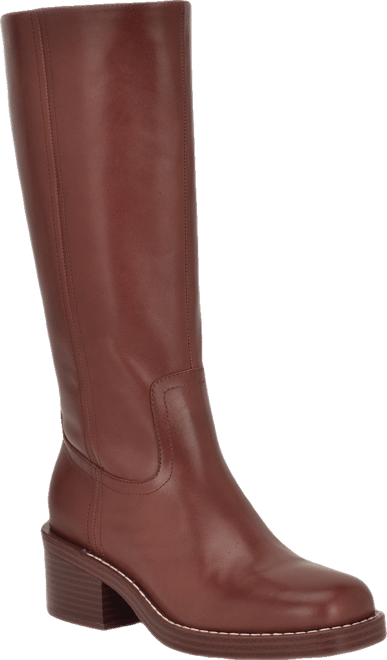 Women's Broklyn Tall Leather Block Heel Boots