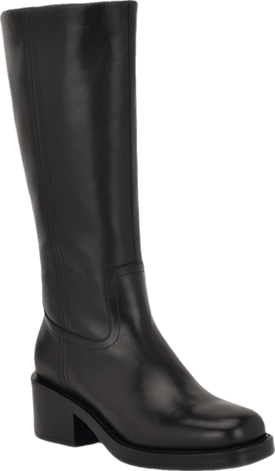 Women's Broklyn Tall Leather Block Heel Boots
