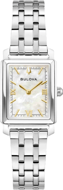 Women's Exclusive Classic Sutton Silver-Tone Stainless Steel Bracelet Watch, 21mm