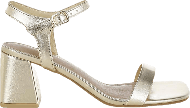 Kazara Faux Leather Block Heels Women