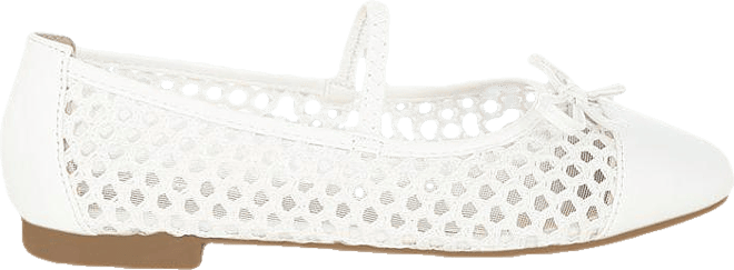 Omela Woven Bow Detail Ballerinas Women