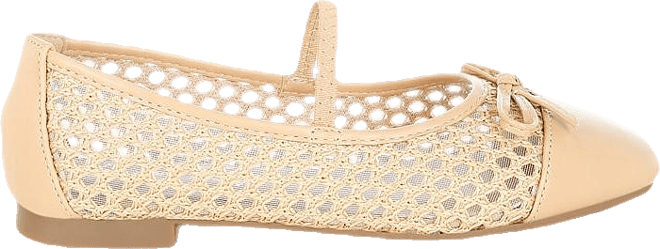 Omela Woven Bow Detail Ballerinas Women