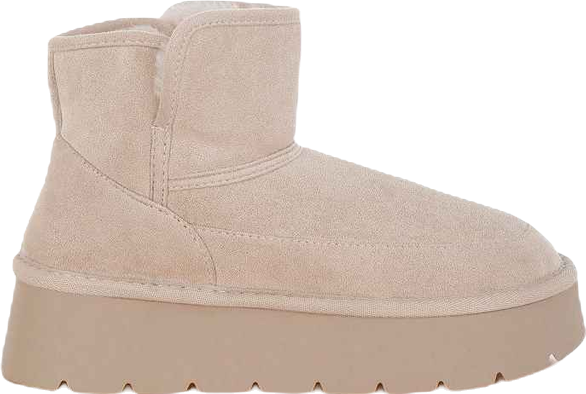 Chunky Heeled Snow Womens Boot