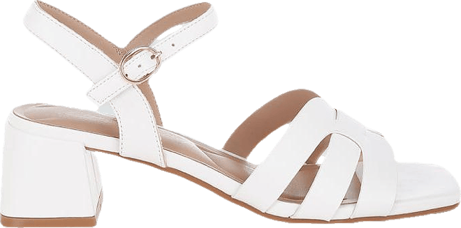 Eliska Strappy Square Toe Block Heels Women