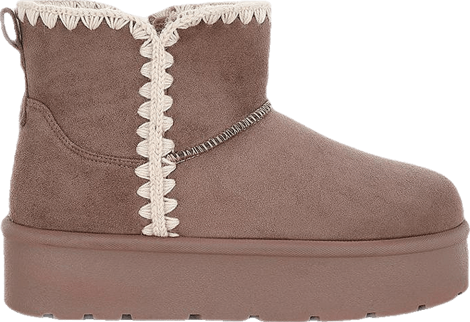 Rochas Scalloped Detail Snow Boots Women