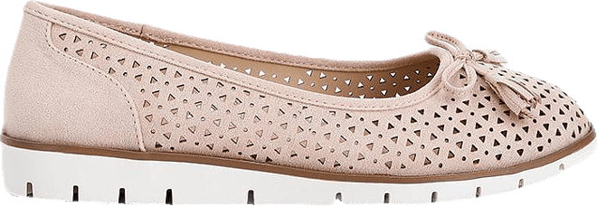 Pacer Perforated Leather Ballerinas Women