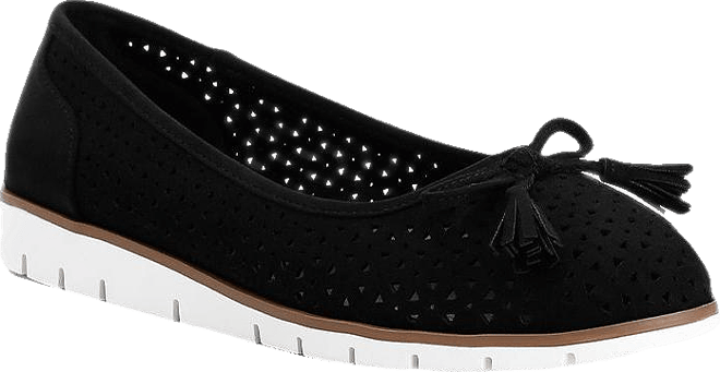 Pacer Perforated Leather Ballerinas Women