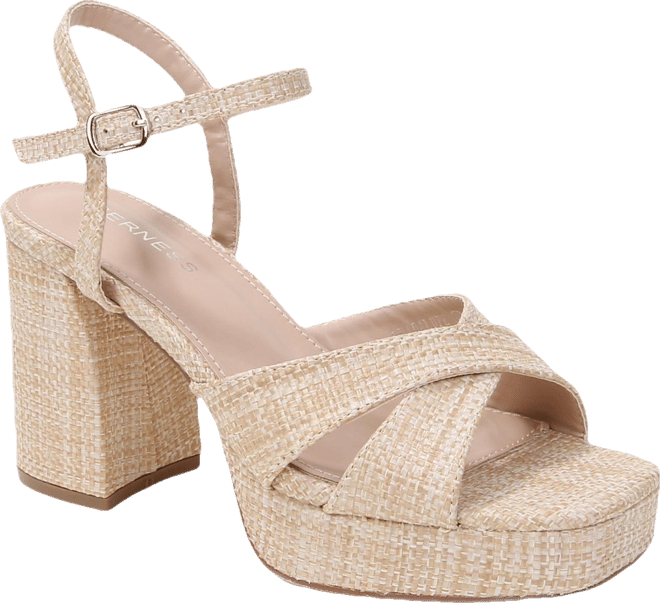 Guadalupe Crisscross Straps Platform Heels