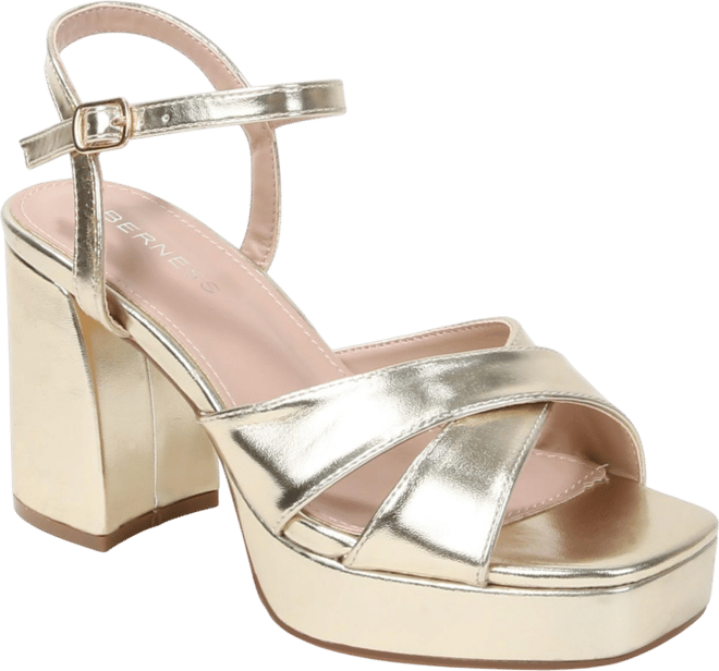 Guadalupe Crisscross Straps Platform Heels