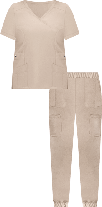 Women's 4-Way Stretch 12-Pocket Jogger Set