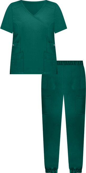 Women's 4-Way Stretch 12-Pocket Jogger Set
