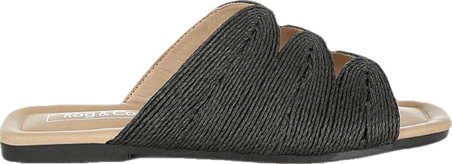 Daisy Doe Raffia Square Toe Flats Women
