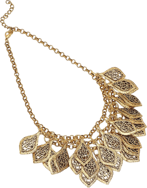 Women's Leaf Statement Necklace